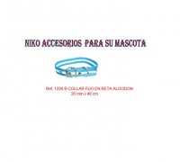 Ref.1226 B COLLAR FIJO EN REATA ALGODON